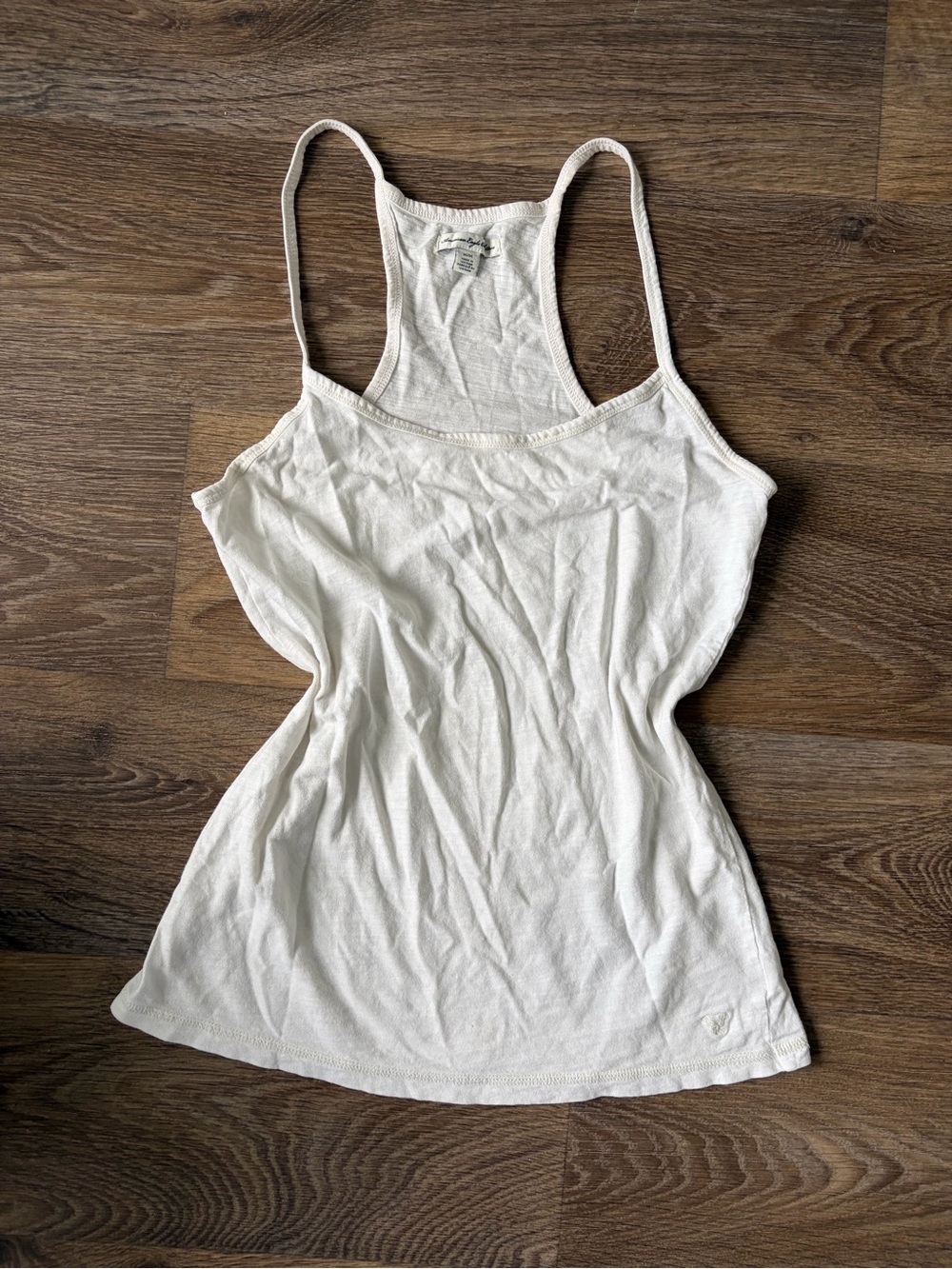 Y2K American Eagle Soft & Sexy Racerback Tank White M - Picture 1 of 5